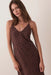 Marine Layer - Gabrielle Slip Dress - Leopard - Front Detail