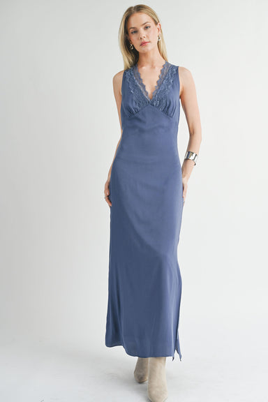 Sage the Label - Write Poetry Maxi Dress - Midnight - Front