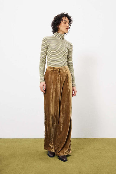 FRNCH - High Winter Woven Pants - Champagne - Profile