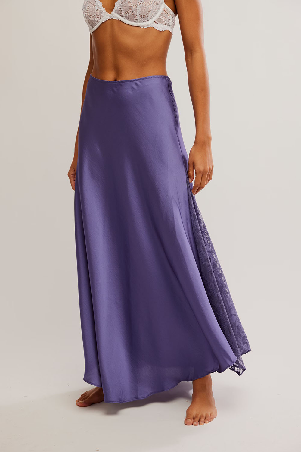 Free People - Make You Mine Half Slip - Heron - Front