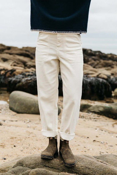 Finisterre - Yarrel Trouser - Ecru - Front