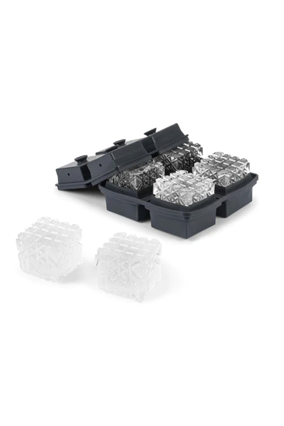 W&P - Crystal Cocktail Ice Tray - Charcoal