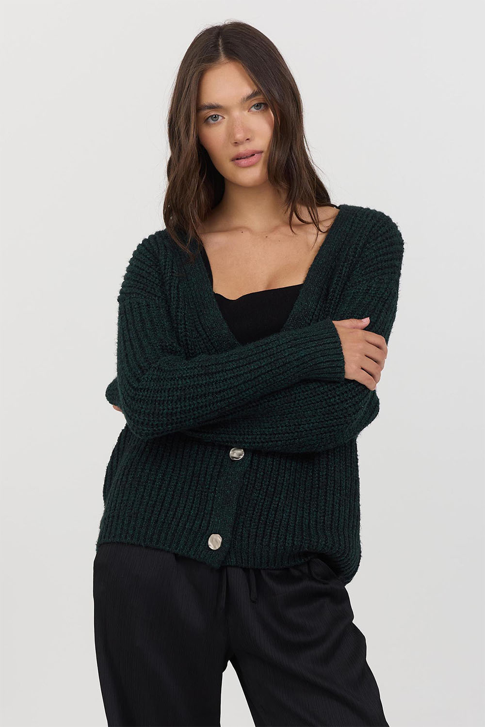 Stitches & Stripes - Delmar Cardigan - Jade