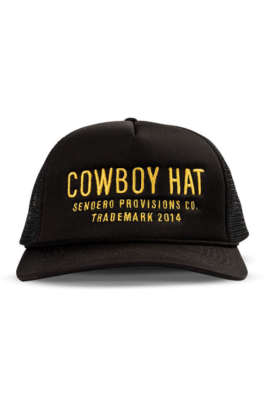 Sendero - Cowboy Hat - Black/Gold - Front