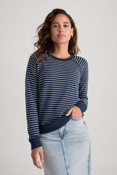 Marine Layer - Reversible Raglan Top - Twilight - Front