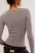 Free People - Clean Slate Smls Layering Top - Heather Grey - Back