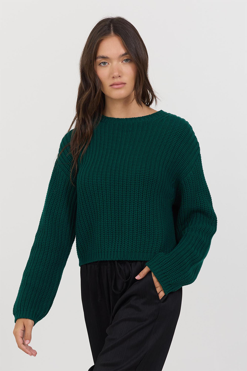 Stitches & Stripes - Brooke Pullover - Jade