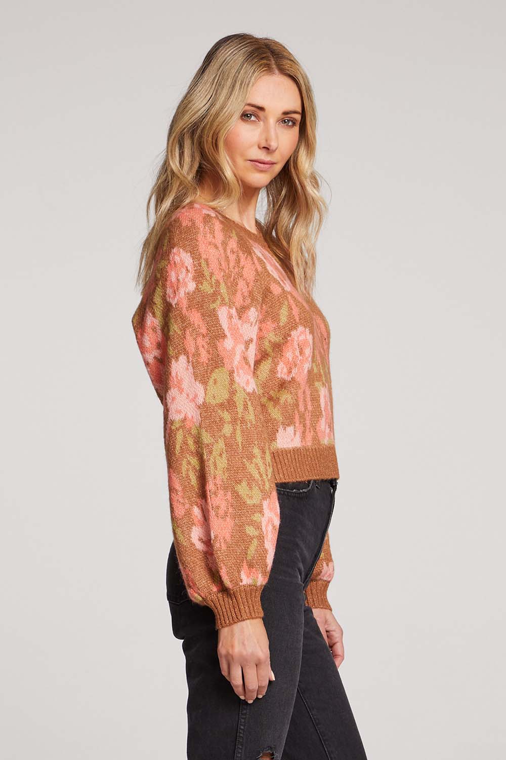 Saltwater Luxe - Noble Sweater - Pecan - Side