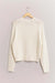 Double Zero - Zig Zag Sweater - Cream - Back