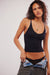 Free People - Pucker Up Seamless Cami - Black - Front