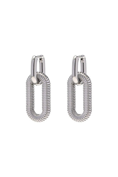 Pearl of the West - Chain Link Earring - Sterling Silver