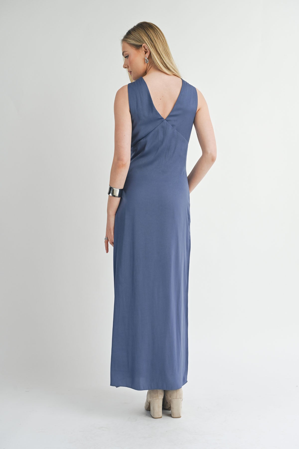 Sage the Label - Write Poetry Maxi Dress - Midnight - Back