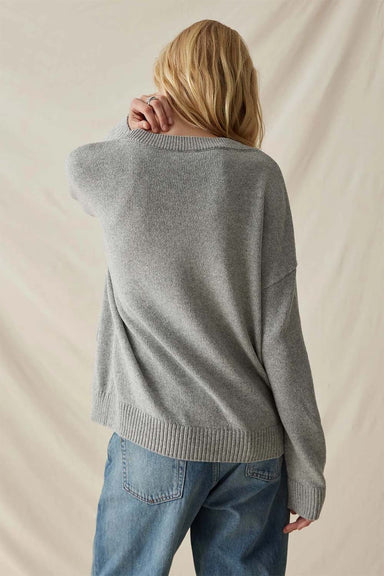 Richer Poorer - Alexa Lightweight Cardigan - Heather Grey - Back