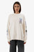 Thrills - One Way Or Another LS Oversized Tee - Heritage White - Front