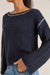 Rhythm - Baklava Knit - Navy - Detail