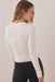 Marine Layer - Lexi Rib Sun-In LS Tee - White - Back