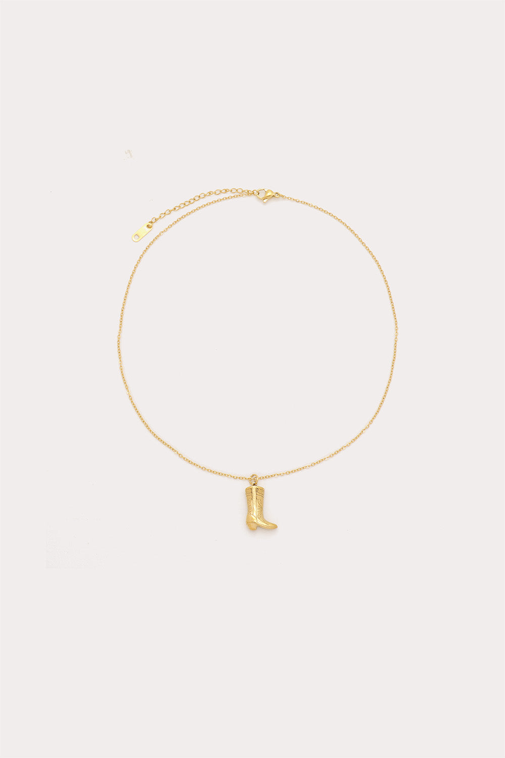 Petit Moments - Boot Charm Necklace - Gold