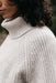 Finisterre - Mora Roll Neck - Ecru - Detail