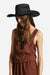 Brixton - Austin Straw Cowboy Hat - Black - Model 