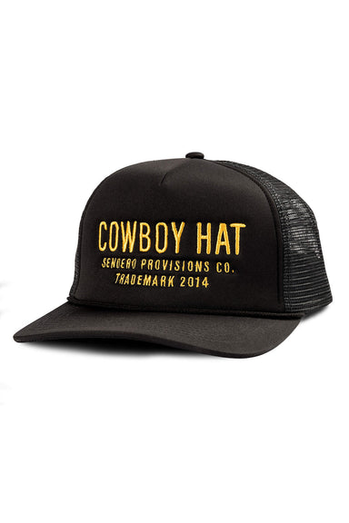 Sendero - Cowboy Hat - Black/Gold - Profile