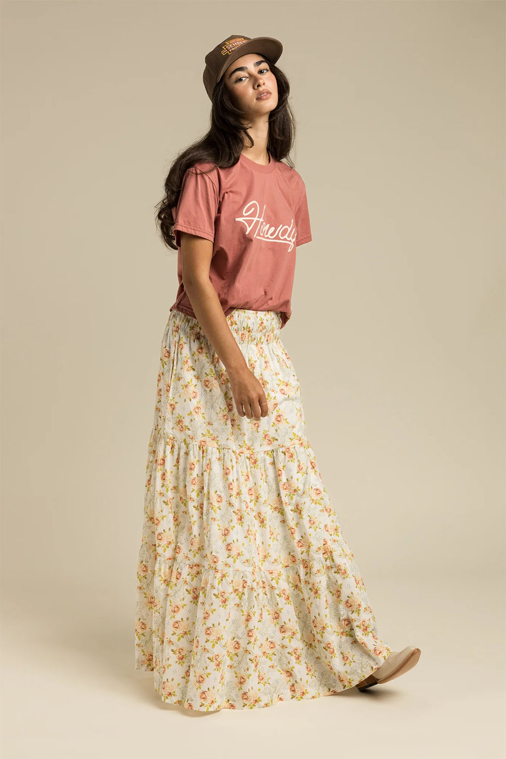 Sendero - Juliette Skirt - Desert Rose Cream - Side