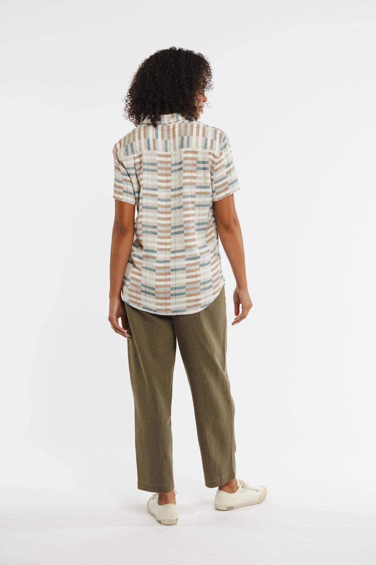 Bridge & Burn - Lana Shirt - Manzanita Stripe - Back