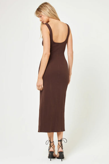 L*Space - Vivienne Dress - Espresso - Back