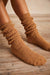 Free People - Staple Slouch Socks - Camel