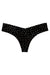 Commando - Classic Mid-Rise Thong - Silver Star - Flatlay