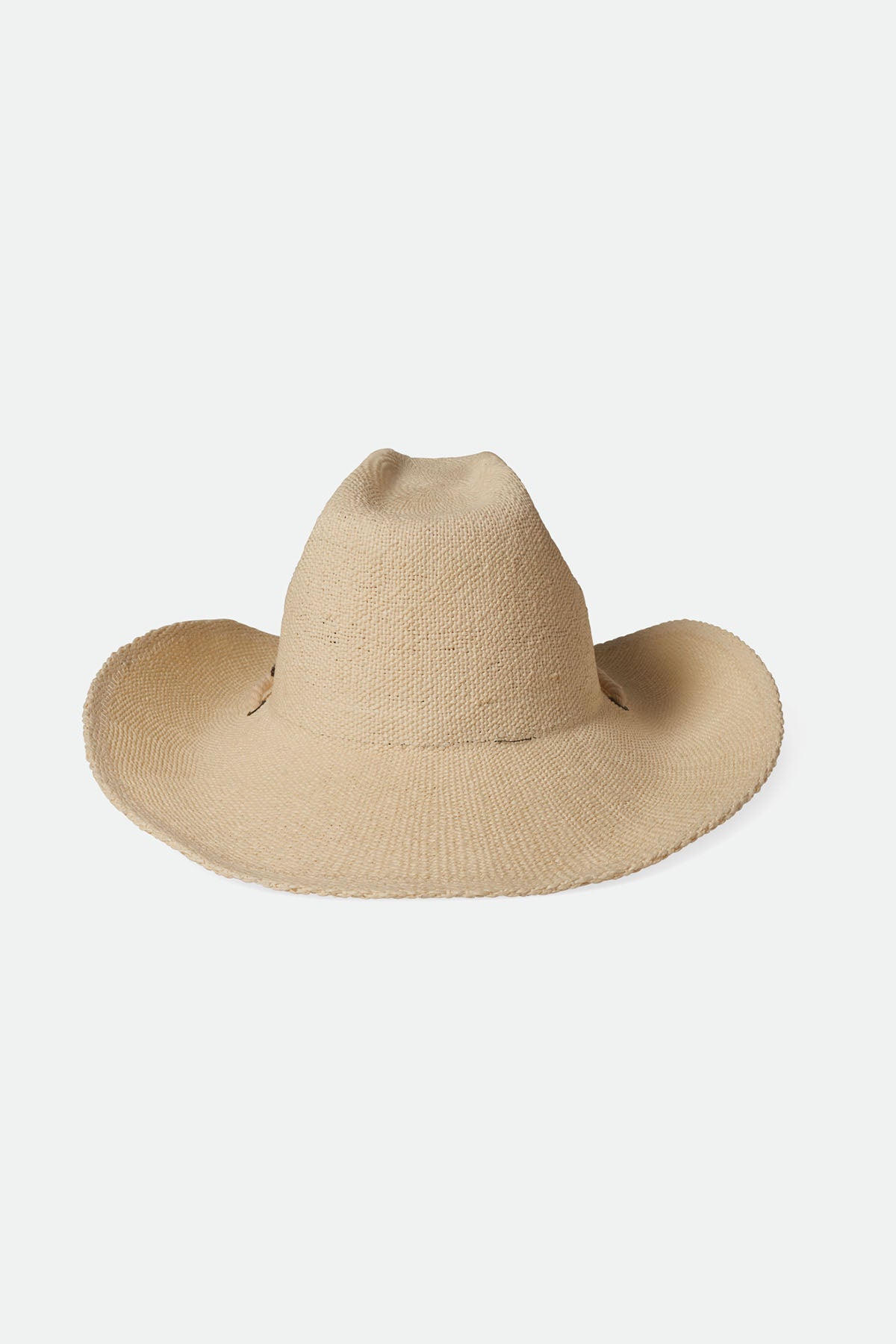 Brixton - Austin Straw Cowboy Hat - Bone  - Front