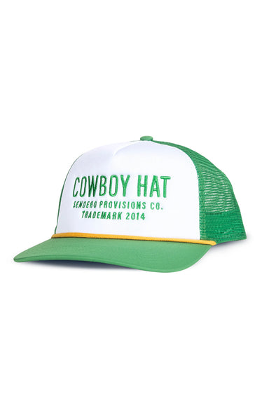 Sendero - Cowboy Hat - White/Green - Profile