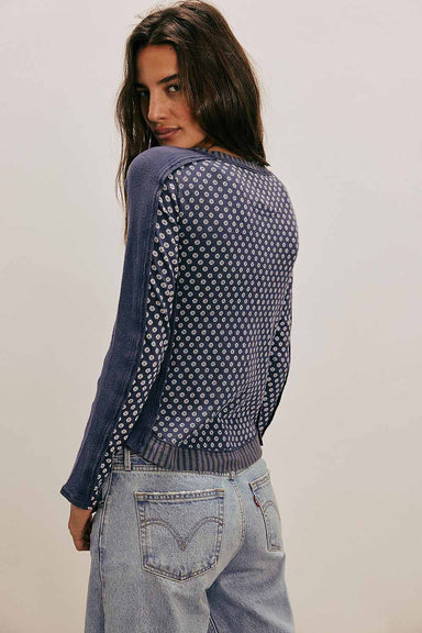 Free People - Instant Classic Tee - Indigo Combo - Back