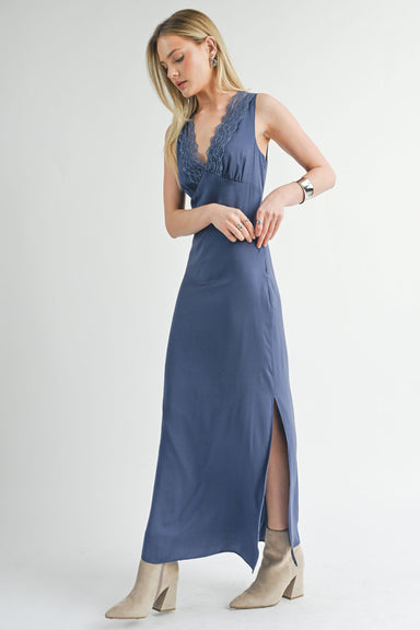 Sage the Label - Write Poetry Maxi Dress - Midnight - Side