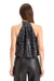 Scotch & Soda - Sequin Tank Top - Silver Black Sequins - Back