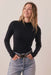 Marine Layer - LS Lexi Mockneck - Black - Profile