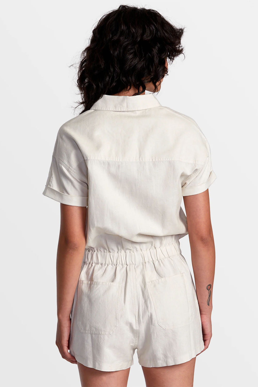 RVCA - Maya Romper - Latte - Back