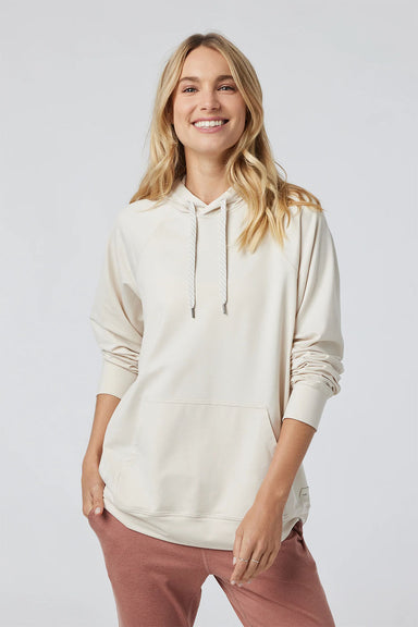 Vuori - Halo Oversized Hoodie - Milkweed Heather - Front