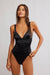 Free People - Anywhere With You Bodysuit - Black - Front