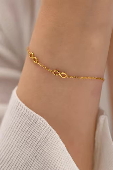 Pearl of the West - Infinity Bracelet - 18K GP Stainless - Model