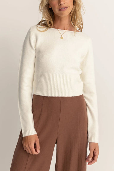 Rhythm - Chloe Knit Sweater - White - Front