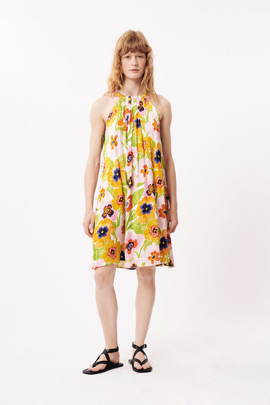 FRNCH - Alisier Dress - Spicy Garden Creme - Front