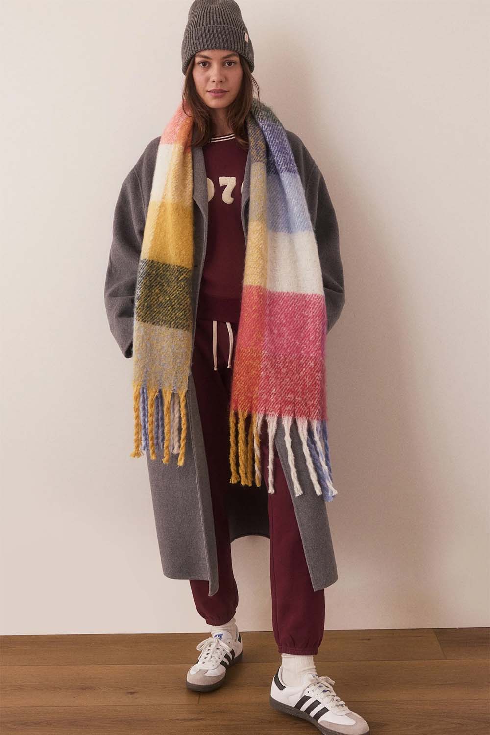 Marine Layer - Brushed Scarf - Multi Check