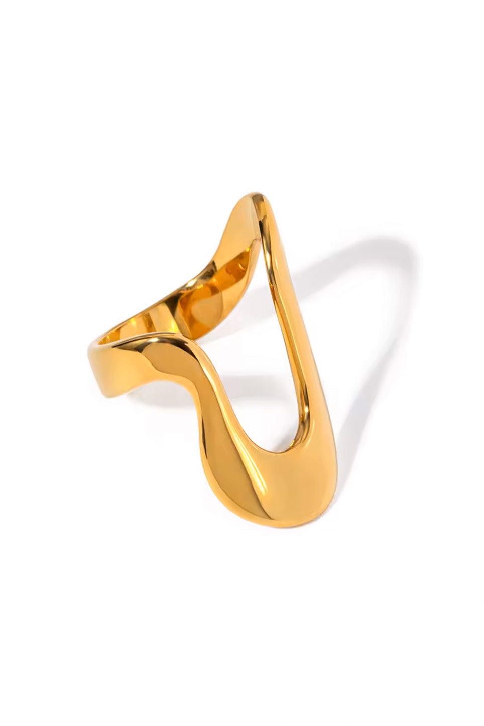 Pearl of the West - Sasha Ring - 18K Gold Plated Stainless