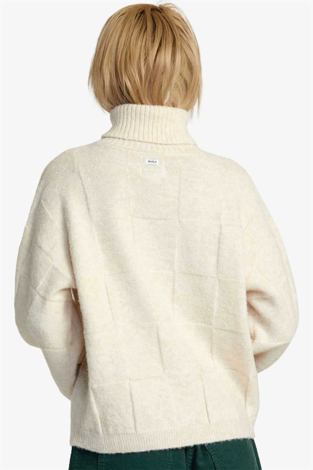 RVCA - Vineyard Sweater - Oatmeal - Back