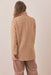 Marine Layer - Stephanie Cocoon Coat - Camel Herringbone - Back