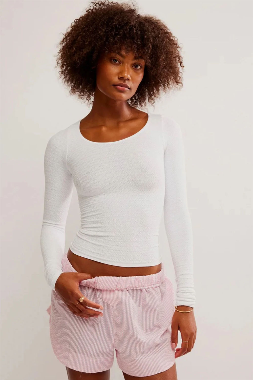 Free People - Love Letter LS - White - Front