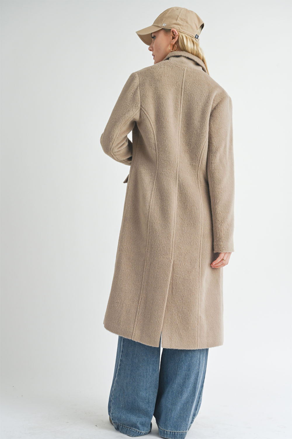 Sage the Label - Prestige Coat - Taupe - Back