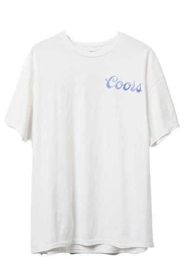 Junk Food Tee - Coors the Legend Tee - White - Front