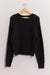 Double Zero - Zig Zag Sweater - Black - Front