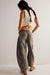 Free People - Good Luck Mid Rise Barrel - Archive Grey - Back